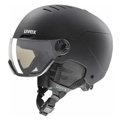 UVEX Wanted Visor Pro V Black Mat Lyžařská helma