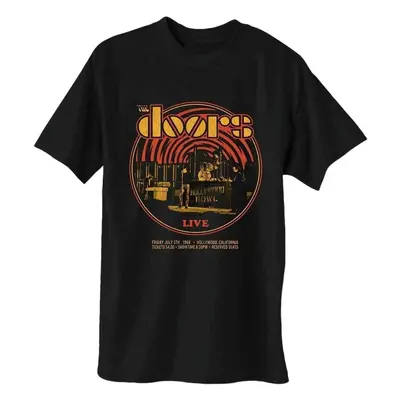 The Doors Tričko Retro Circle Unisex Black