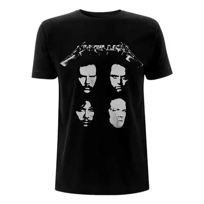 Metallica Tričko Faces Unisex Black