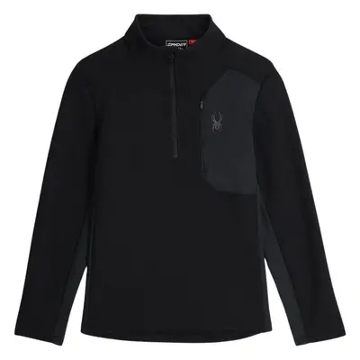 Spyder Mens Bandit 1/2 Zip Black Svetr