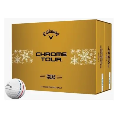 Callaway Chrome Tour White Triple Track Golfové míčky