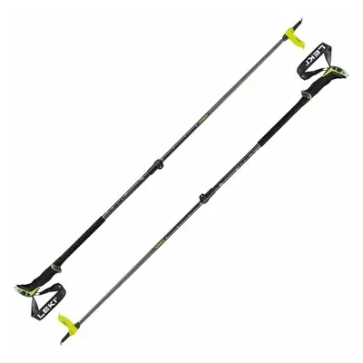 Leki Guide Lite Carbon Dark Anthracite/Neonyellow/Black - cm Turistické hole