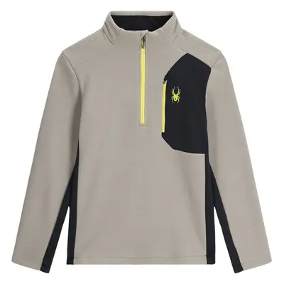 Spyder Mens Bandit 1/2 Zip Concrete Svetr