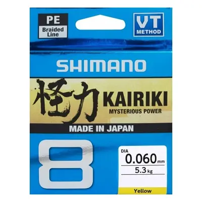 Shimano Fishing Kairiki Yellow 0,13 mm m 8,2 kg Šňůra