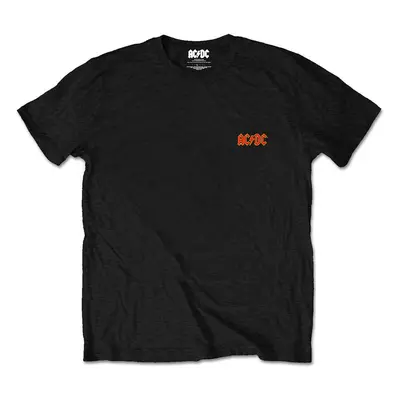 AC/DC Tričko Logo (Back Print) Unisex Black