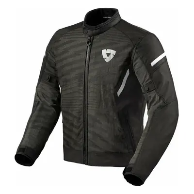 Rev'it! Jacket Torque H2O Black/White Textilní bunda