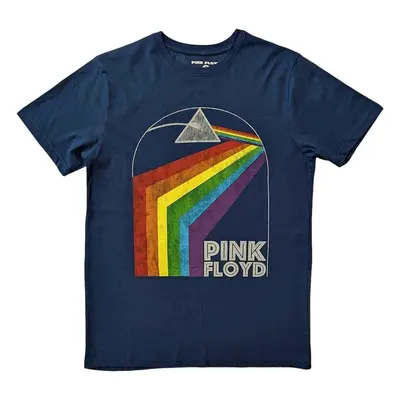 Pink Floyd Tričko Prism Arch Unisex Denim Blue