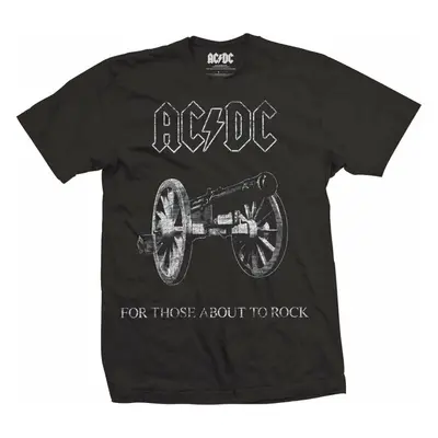 AC/DC Tričko About to Rock Unisex Black