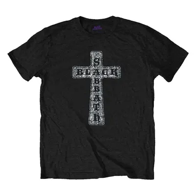 Black Sabbath Tričko Cross Unisex Black