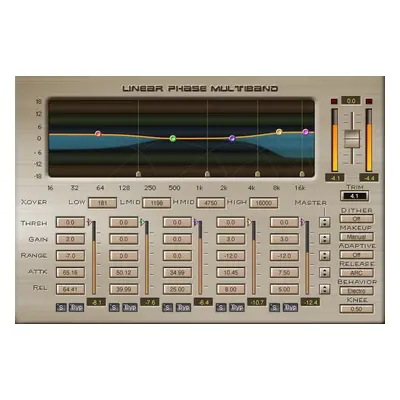 Waves Linear Phase Multiband Compressor (Digitální produkt)