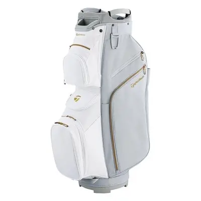 TaylorMade Kalea Gold Grey/White Cart Bag