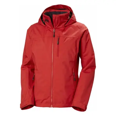 Helly Hansen Bunda Women’s Crew Hooded Midlayer Sailing Jacket 2.0 Red