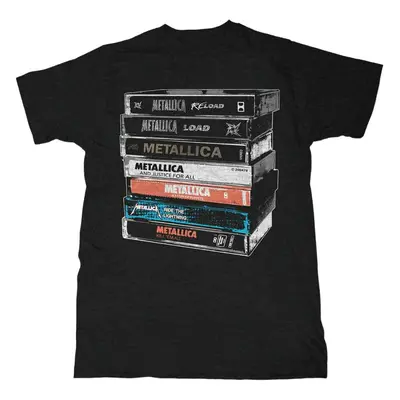 Metallica Tričko Cassette Unisex Black