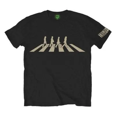 The Beatles Tričko Abbey Road Silhouette Unisex Black