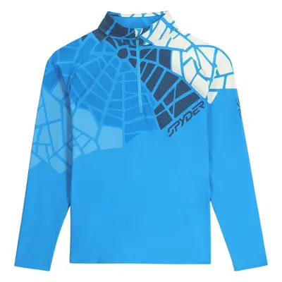 Spyder Mens Legacy 1/2 Zip Aether Blue Svetr