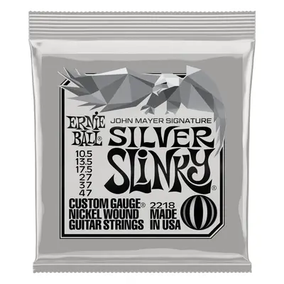 Ernie Ball John Mayer Silver Slinky Nickel Wound Electric Guitar Strings Struny pro elektrickou 