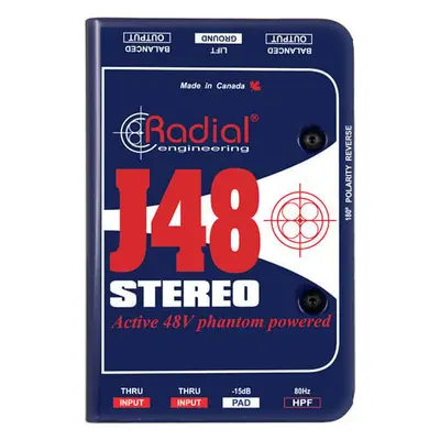 Radial J48 Stereo DI box