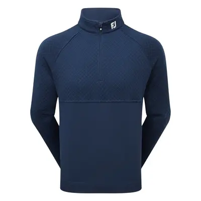 Footjoy Jacquard Thermal Navy Sweatshirt