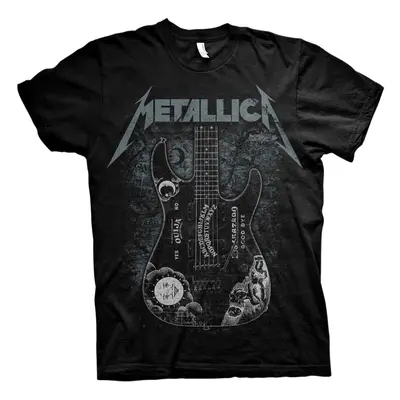 Metallica Tričko Hammett Ouija Guitar Unisex Black