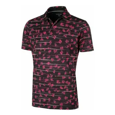 Galvin Green Malik Ventil8+ Pink/Black Polo košile