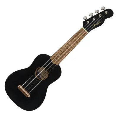 Fender Venice WN BK Black Sopránové ukulele