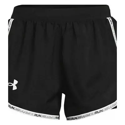 Under Armour Fly By 2.0 Brand Black/White Běžecké kraťasy