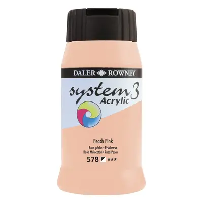 Daler Rowney System3 Akrylová barva Peach Pink ml ks