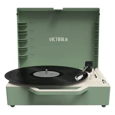 Victrola VSC-725SB Re-Spin Green Přenosný gramofon