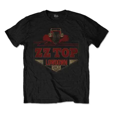 ZZ Top Tričko Lowdown Unisex Black