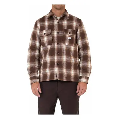 Deus Ex Machina Marcus Check Shirt Brown Plaid Košile