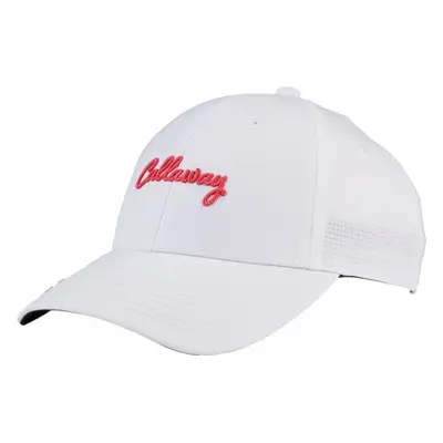 Callaway Womens Stitch Magnet White/Coral Kšiltovka