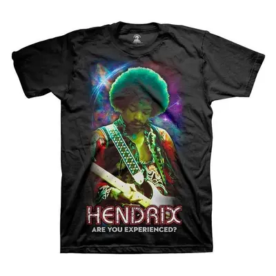 Jimi Hendrix Tričko Cosmic Unisex Black