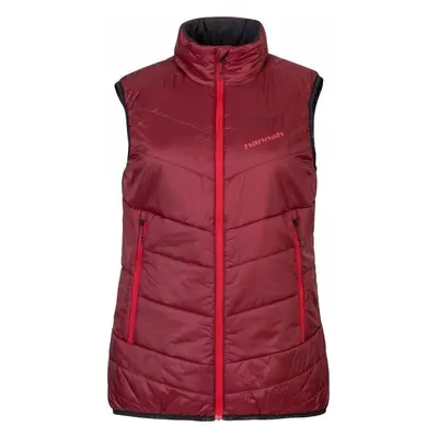 Hannah Mirra Lady Insulated Biking Red Outdoorová vesta