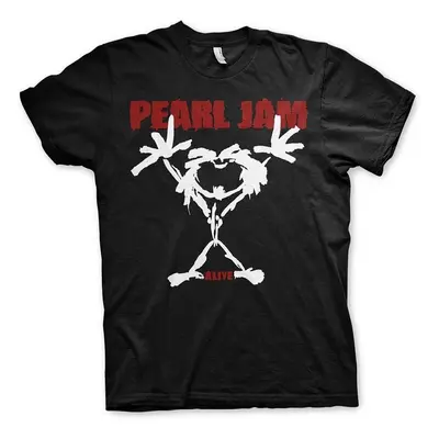 Pearl Jam Tričko Stickman Unisex Black