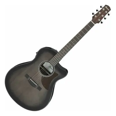 Ibanez AAM70CE-TBN Transparent Charcoal Burst Elektroakustická kytara Dreadnought