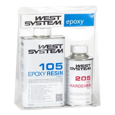 West System A-Pack Fast 105+205 Transparent 1,2 kg Přípravek k laminování