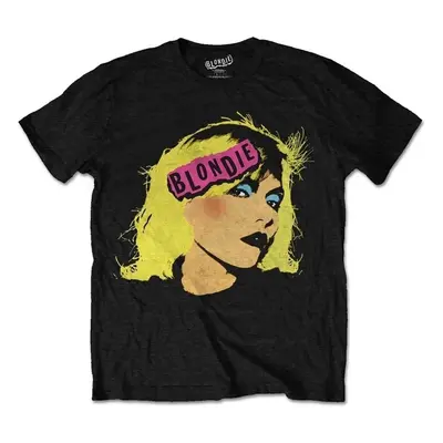 Blondie Tričko Punk Logo Unisex Black