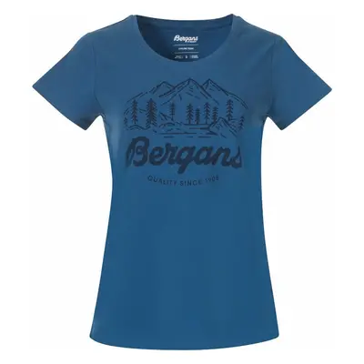 Bergans Classic V2 Tee Women North Sea Blue Tričko