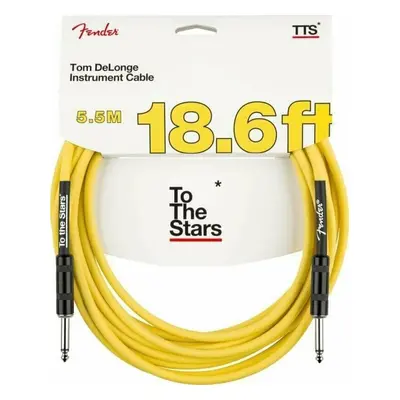 Fender Tom DeLonge 18.6' To The Stars Instrument Cable 5,5 m Rovný - Rovný Nástrojový kabel