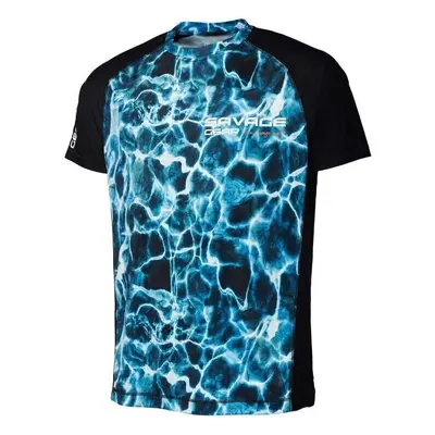 Savage Gear Tričko Marine UV T-Shirt Sea Blue