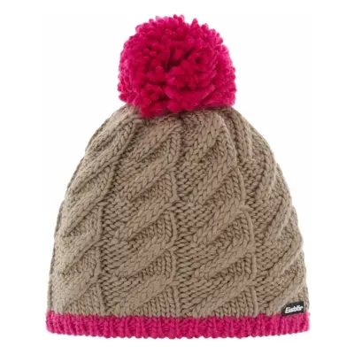 Eisbär Asteria Pompon Kids Beanie Beige/Pink Lyžařská čepice