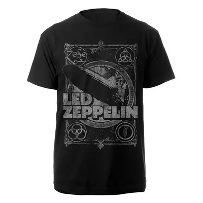 Led Zeppelin Tričko Vintage Print LZ1 Black