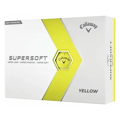 Callaway Supersoft Yellow Golfové míčky