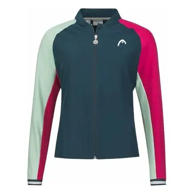 Head Breaker Jacket Women Pastel Green/Navy Tenisové tričko