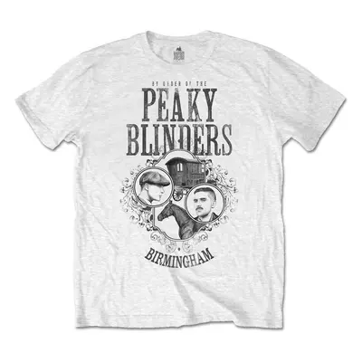 Peaky Blinders Tričko Horse & Cart Unisex White