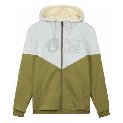 Picture Basement Plush Z Hoodie Army Green Mikina