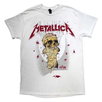 Metallica Tričko One Landmine Unisex White