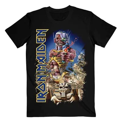 Iron Maiden Tričko Somewhere Back in Time Unisex Black