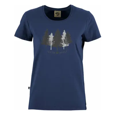 E9 5Trees Women's Vintage Blue Tričko