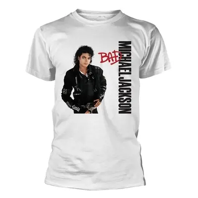 Michael Jackson Tričko Bad White